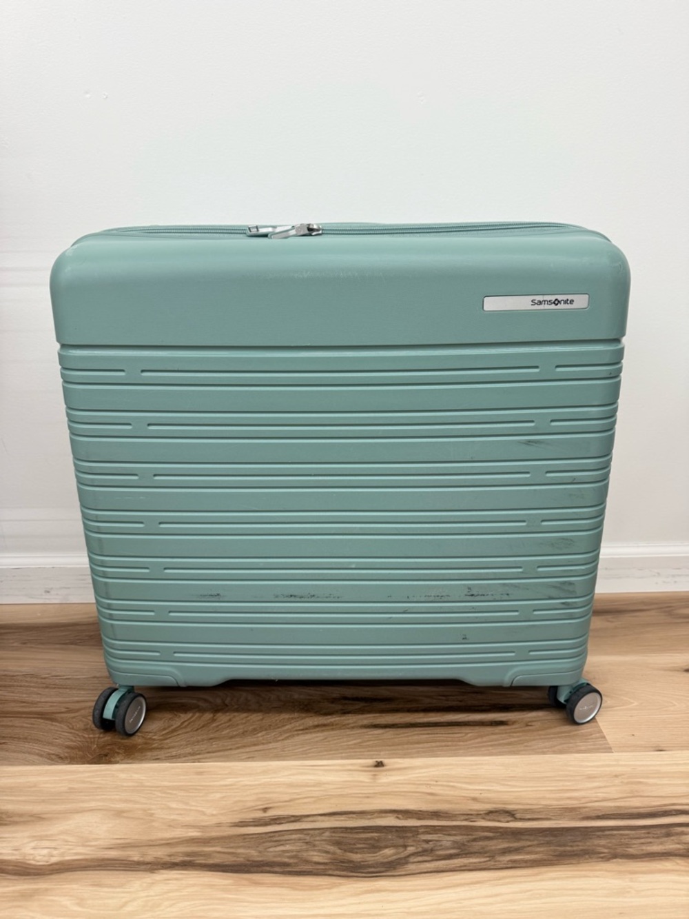 Samsonite Seafoam Green Spinner Carry-On Suitcase